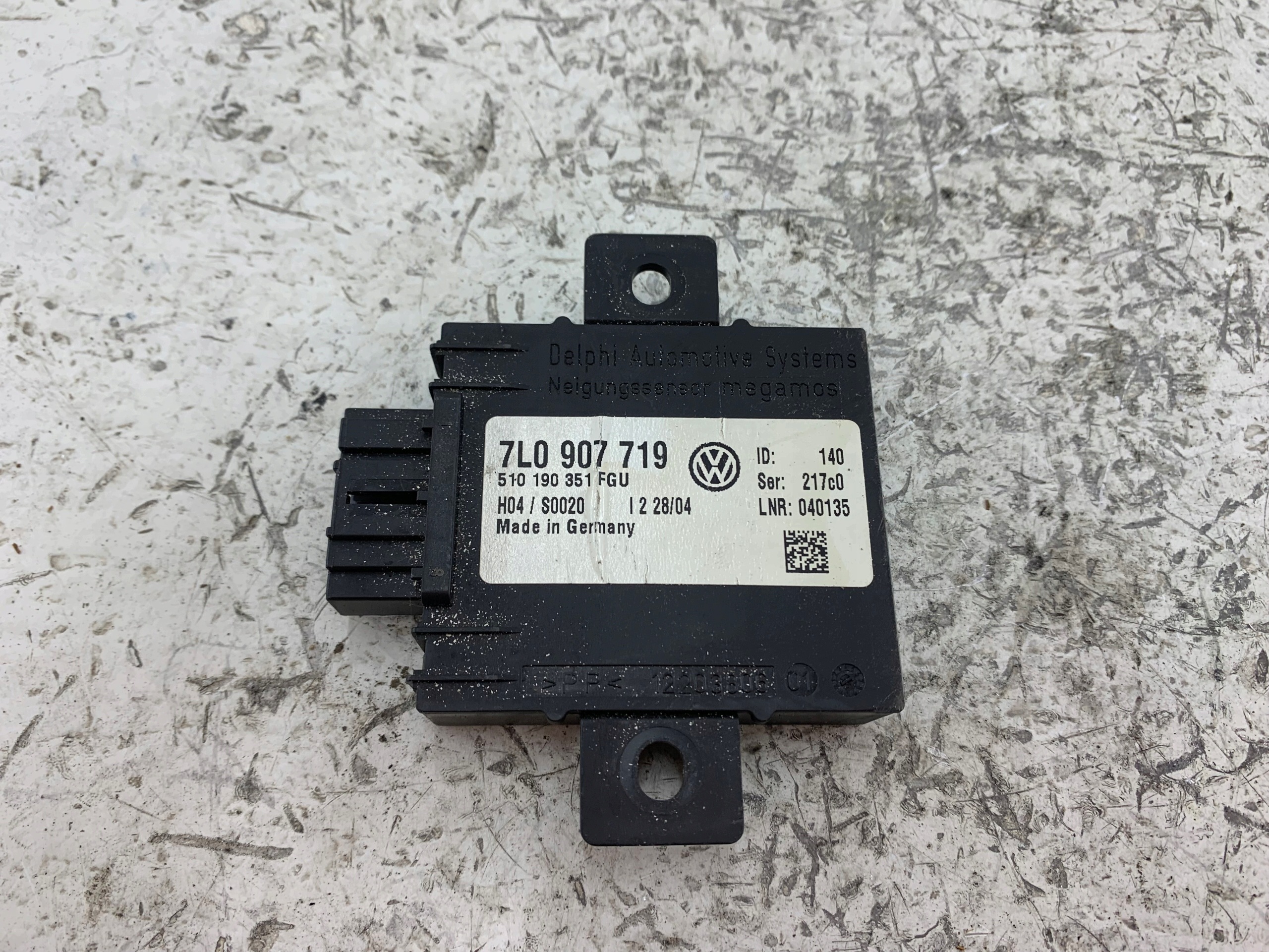 PORSCHE CAYENNE e centralina modulo ALARMU 7L0907719