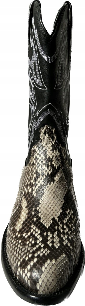 Tecovas Mens The Bryce Black Bone Python Marka inna