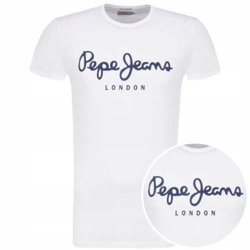 

T-shirt Koszulka Męska C Pepe Jeans Biała L