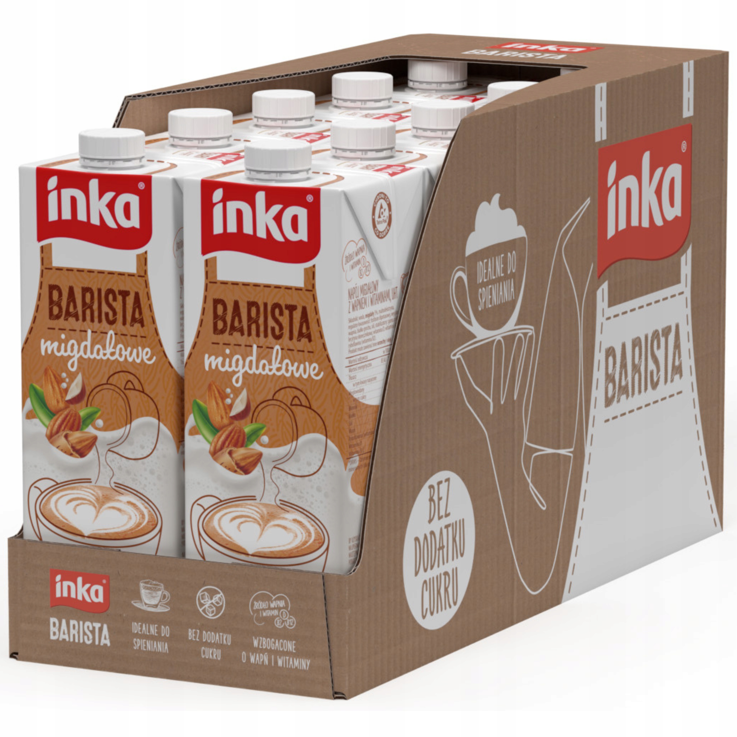 Levně Inka Barista mandlový nápoj 1 l x 10 kusů