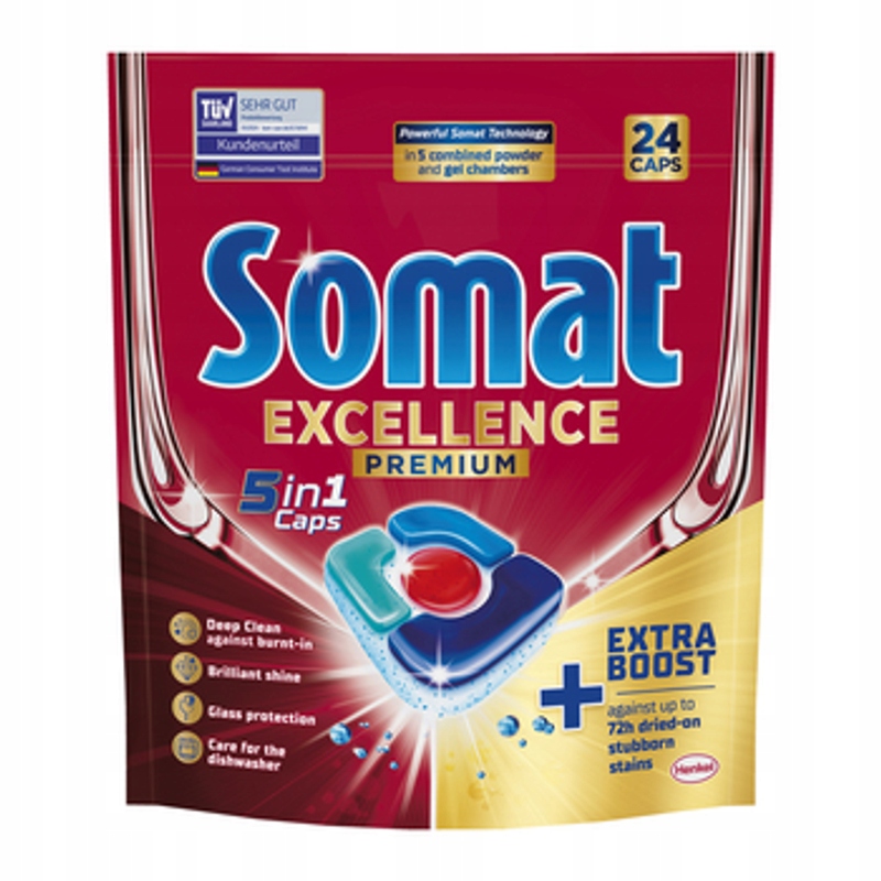 Levně Somat Kapsle Excellence 5v1 24 ks 468 g
