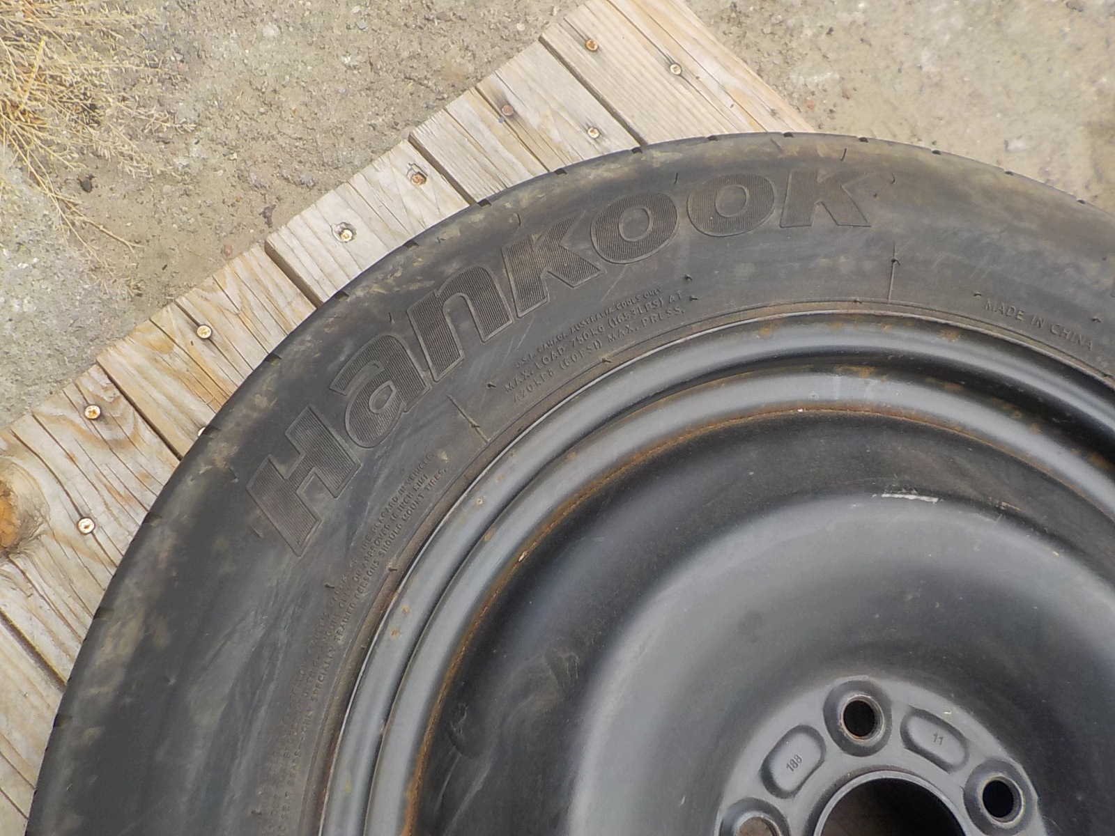 FORD FOCUS II C-MAX MONDEO Roue de secours R16 5x108