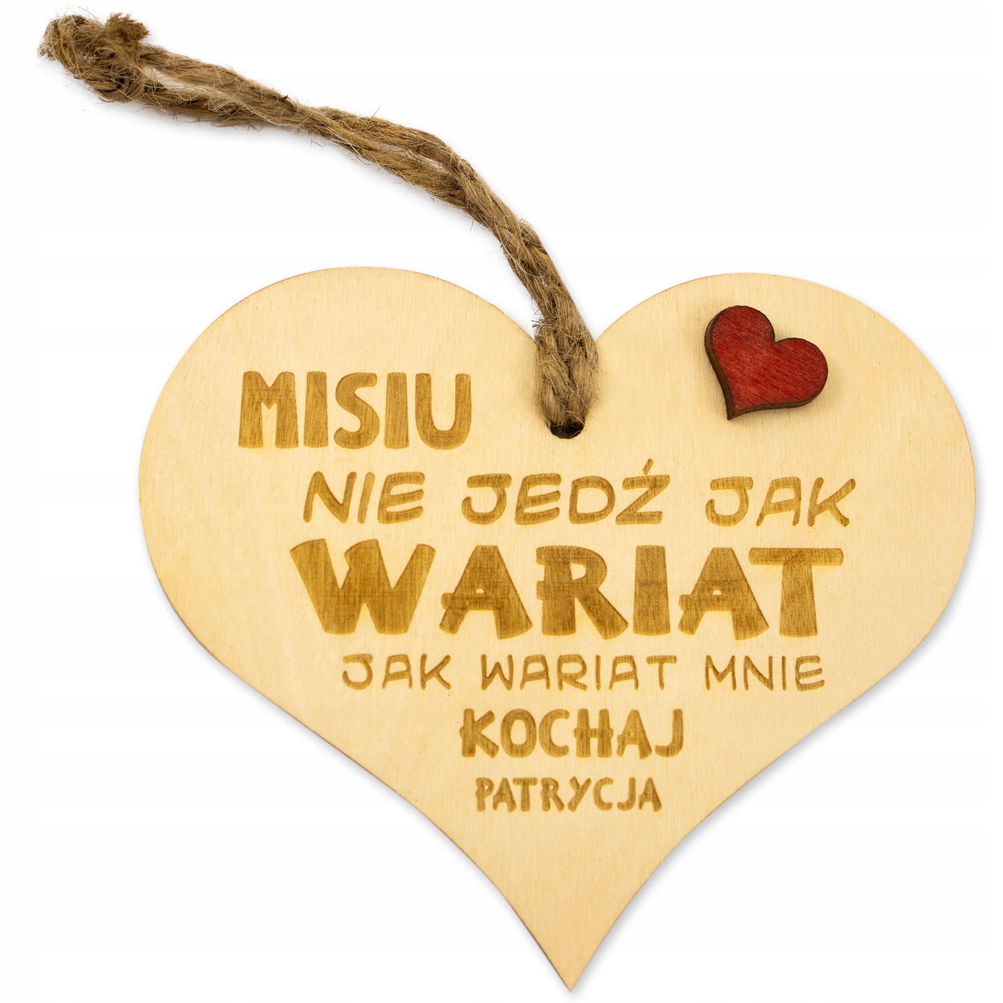 

Zawieszka do auta Prezent z okazji Walentynek