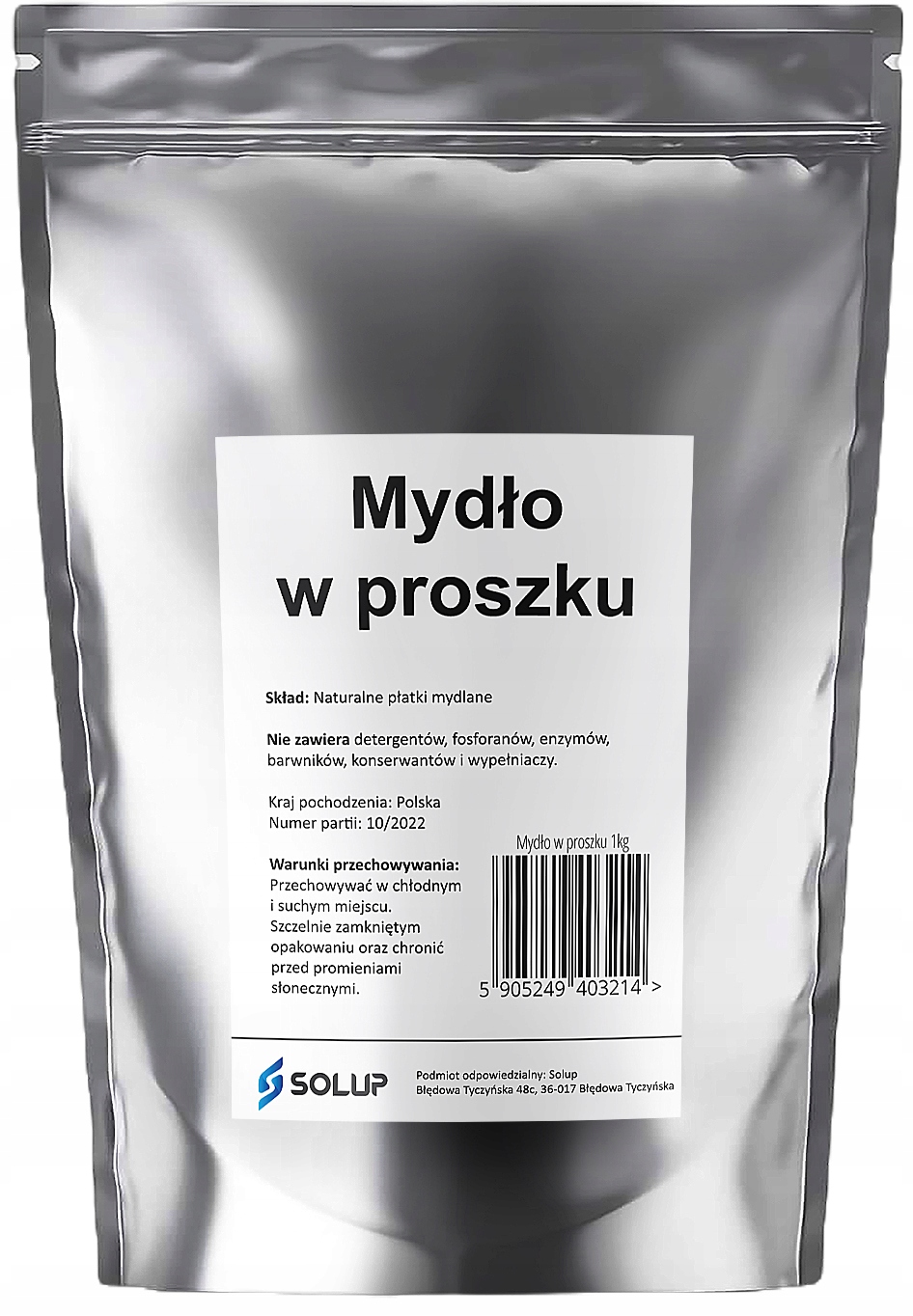 Płatki Mydlane Mydło W Proszku Naturalne Eko 1kg
