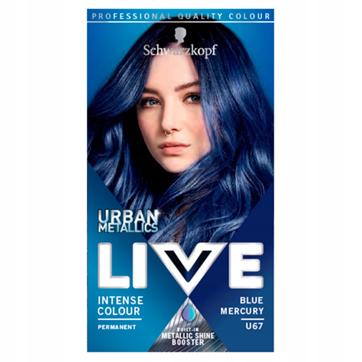 

Swarzkopf Live Urban Metallics U67 blue mercury