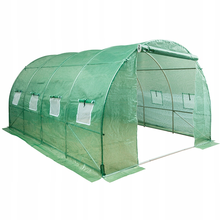 Ogrodowy Tunel Foliowy Garden Master 400X300X200 CM 8 Okien Z Moskitierami