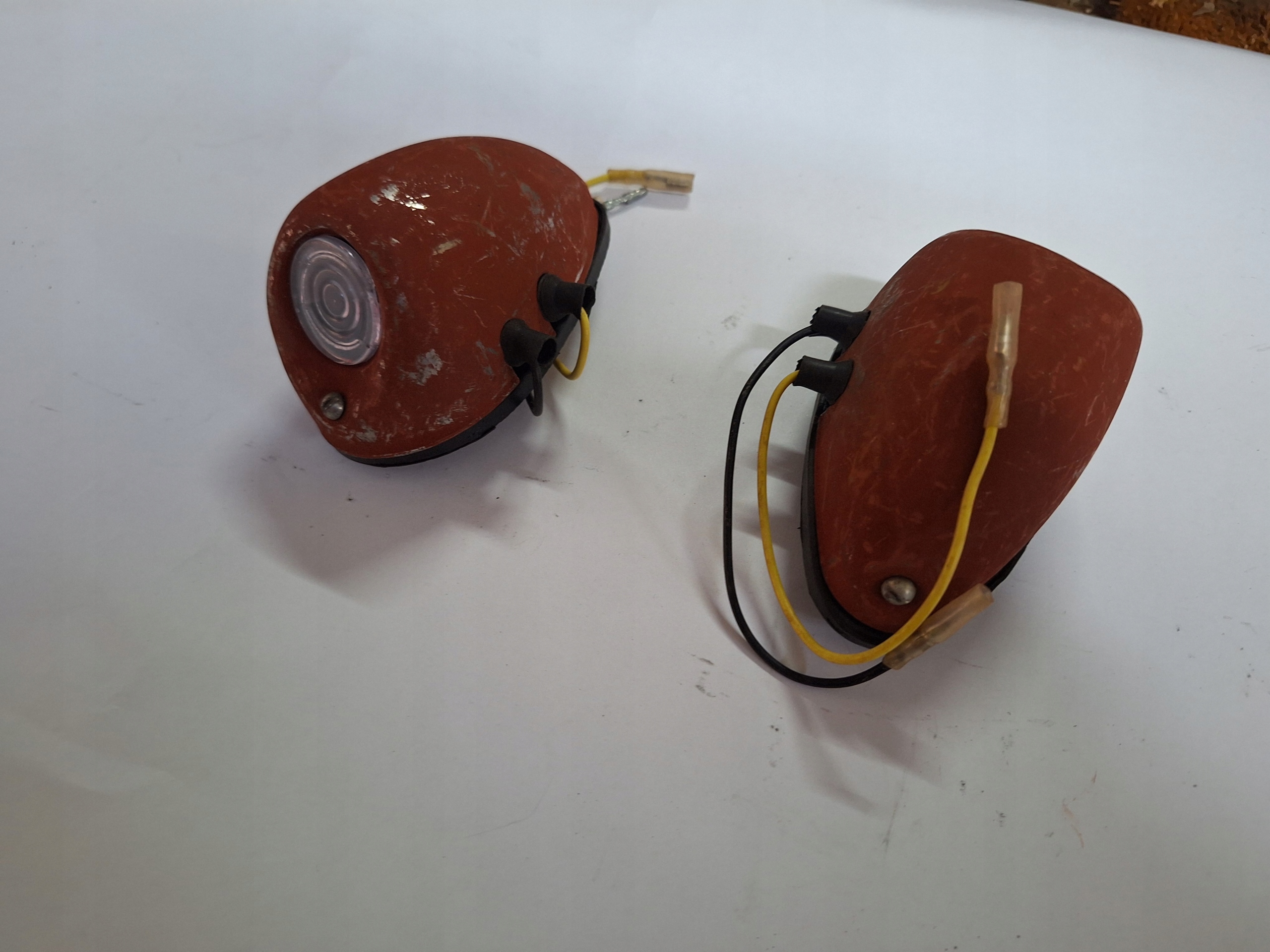 Lampička na koš, přední obrysová sada-replika K-750, Ural, Dněpr, Bmw Zółwik