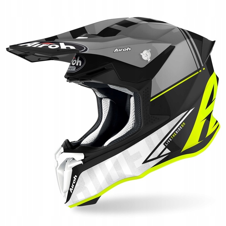 KASK OFFROADOWY AIROH TWIST 2.0 TECH YELLOW MATT XL