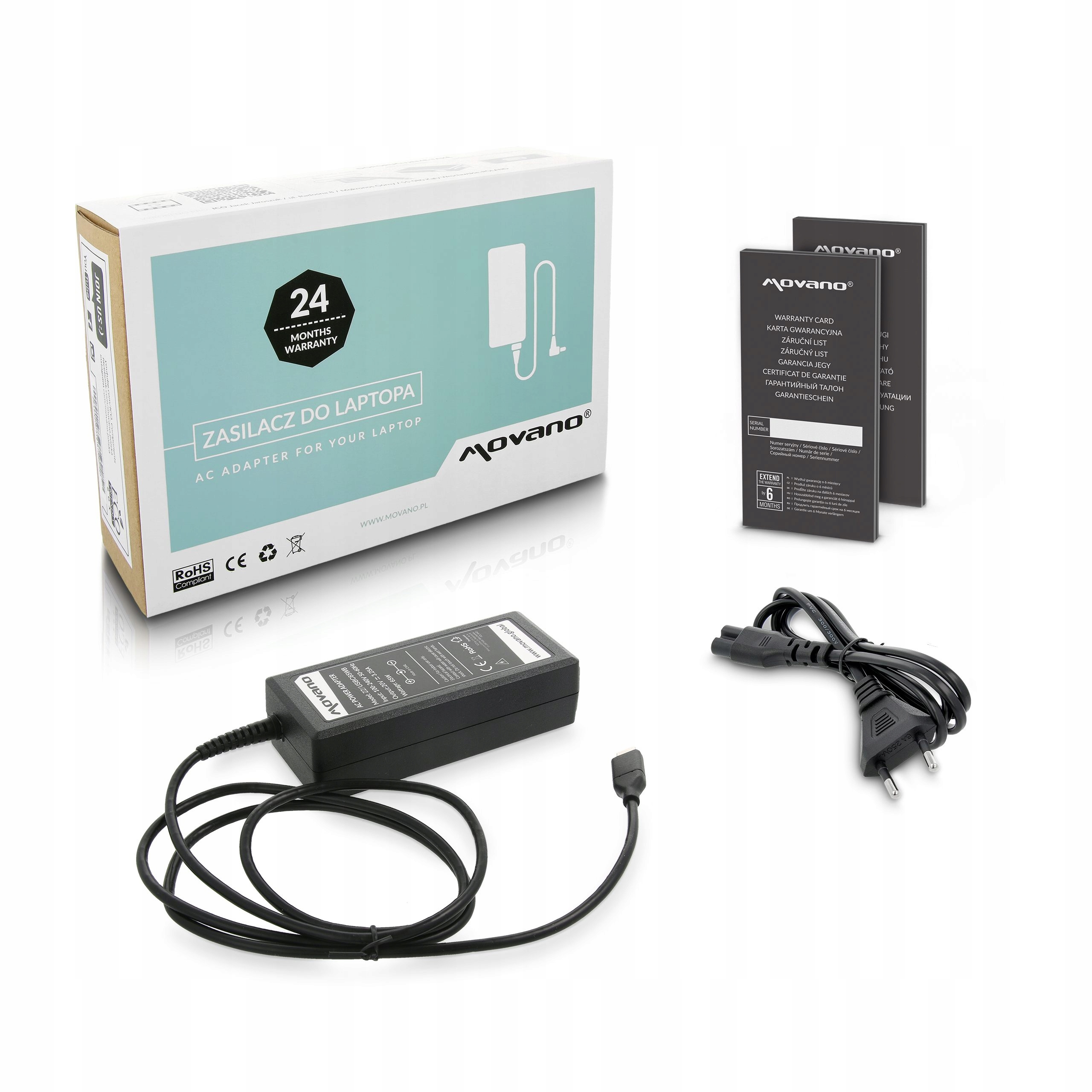 

Zasilacz ładowarka do laptopa 65W Usb type C Usb-c