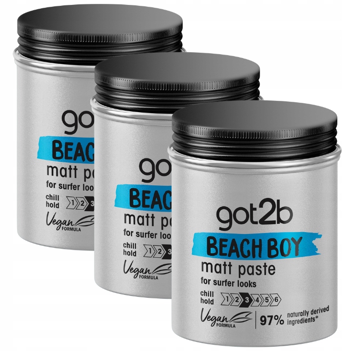 

Schwarzkopf got2b pasta matująca Beach Boy 3x100ml