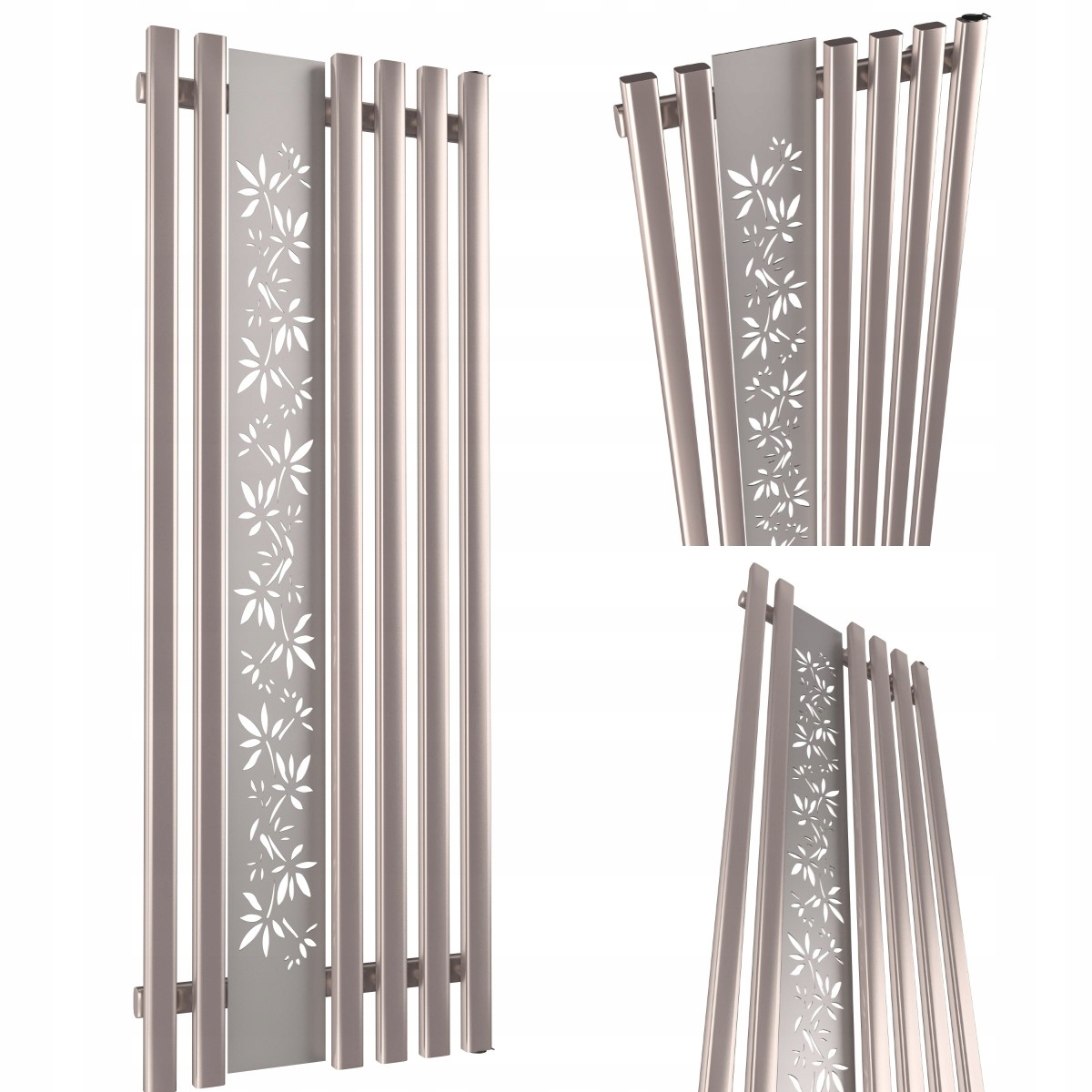 Dekorativní Radiátor Flower 1800/600 Zlatý Růžový