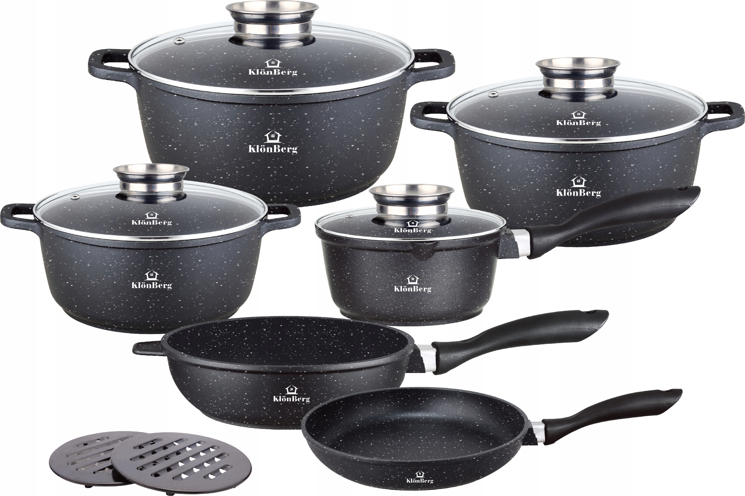 ZESTAW GARNKÓW Z POWŁOKĄ MARMUROWĄ 12 ELEMENTÓW EAN (GTIN) 6933369569915