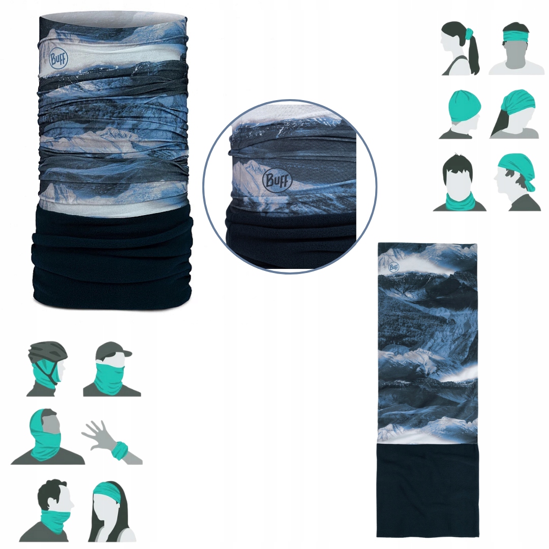 Wielofunkcyjna chusta Buff polar PrimaLoft Bio ultra-stretch