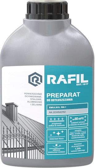 

Rafil Preparat Do Odtłuszczania Metalu Emusol 0.5L