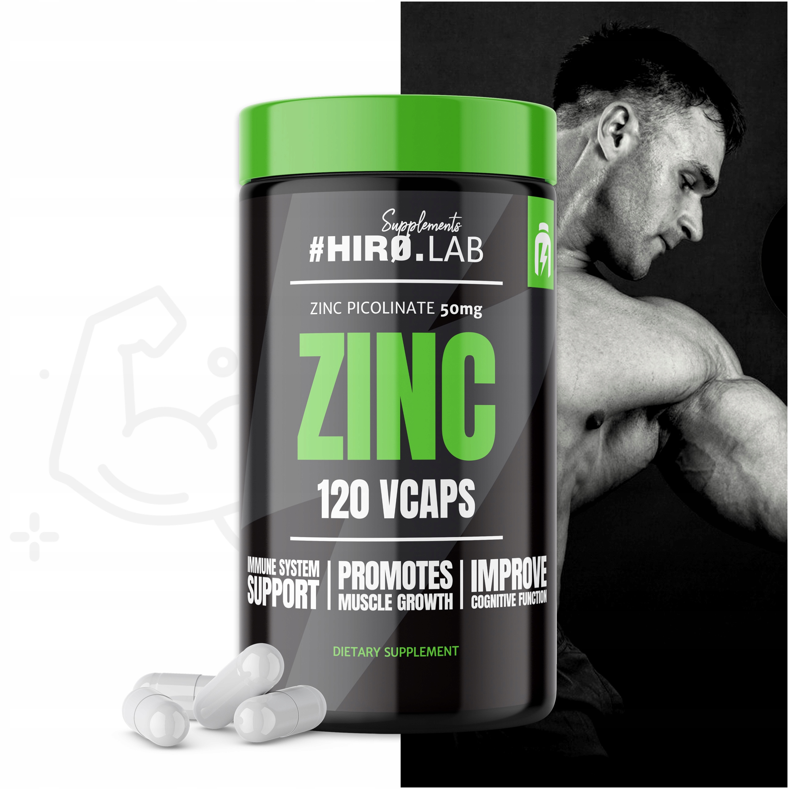 Zinc 120 vcaps HERO.PRO