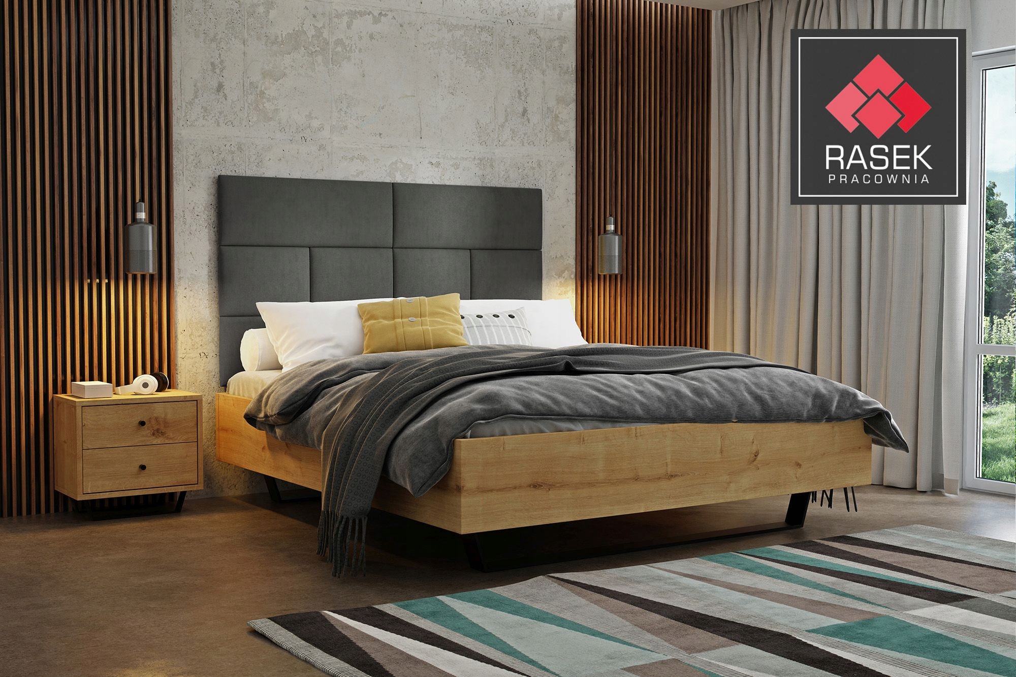 ZESTAW PANELI TAPICEROWANYCH panele na wezgłowie ZESTAW K6 180x60 cm Producent bez marki