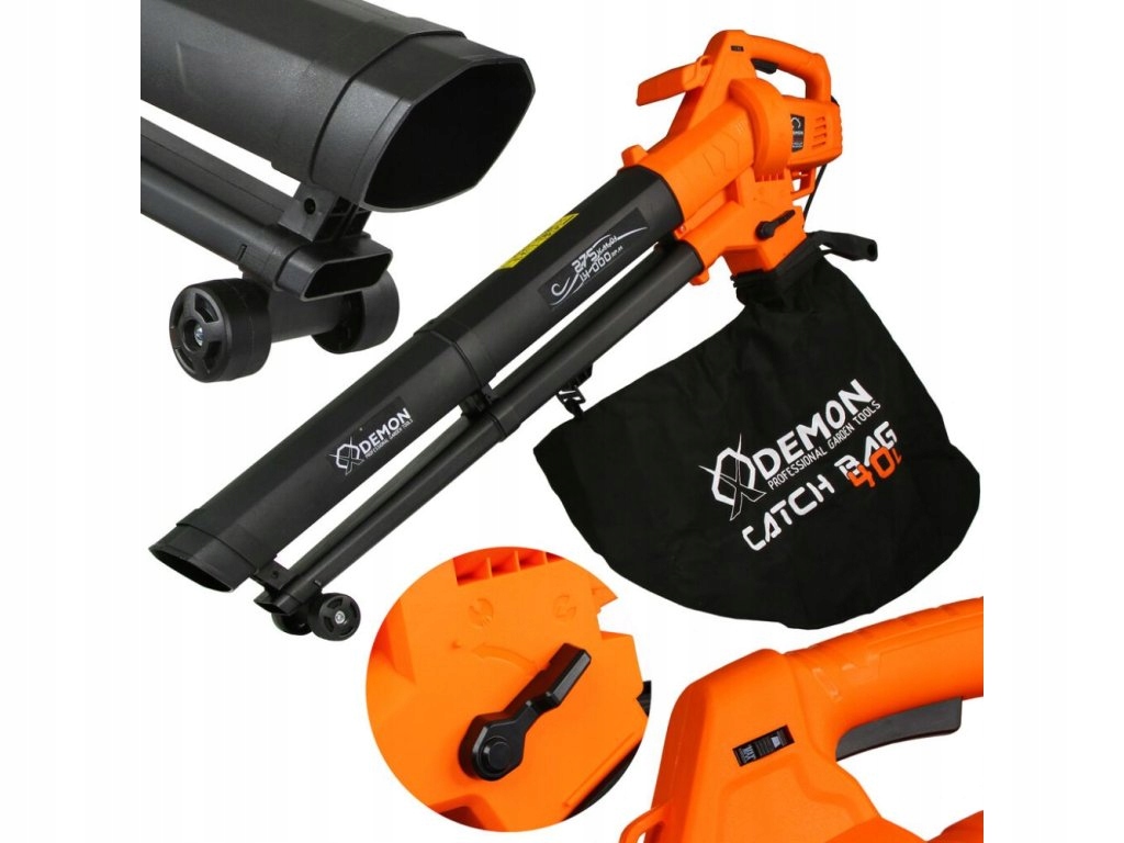 Elektrický foukač, vysavač, drtič listí, 3v1 M88165