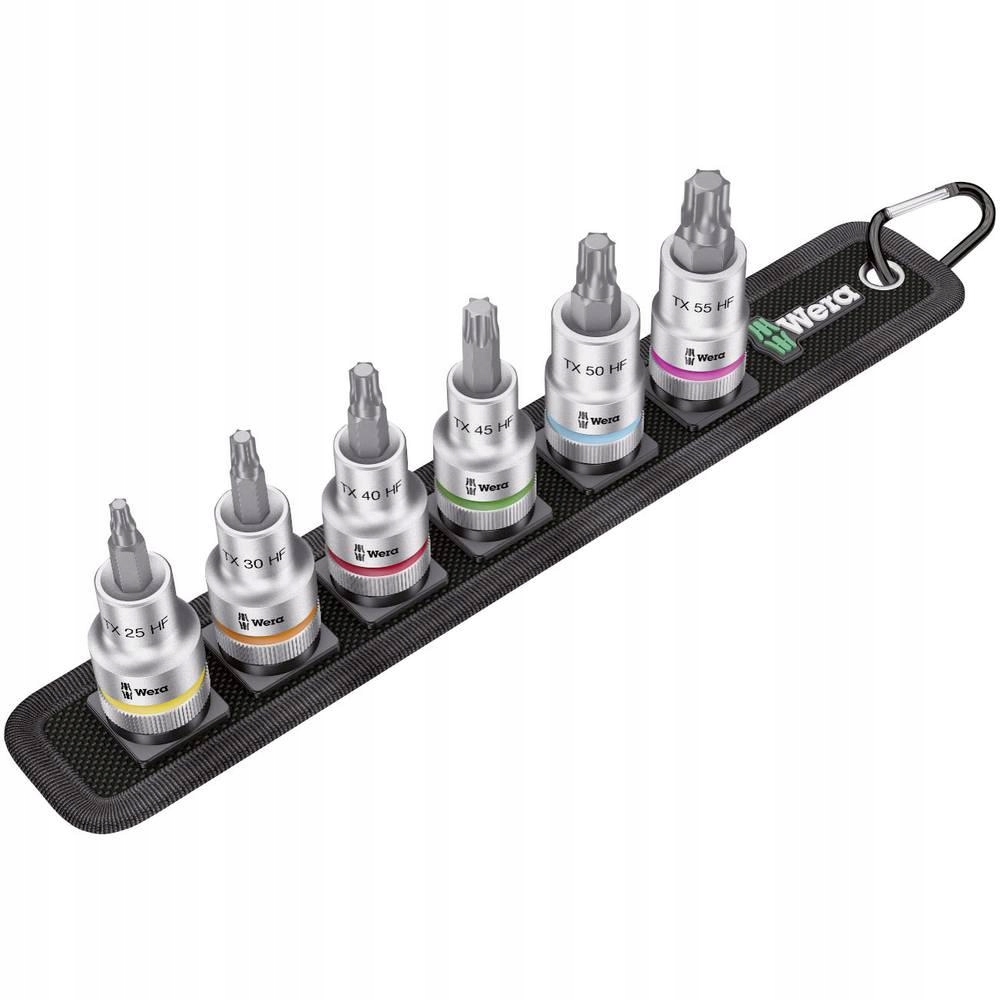 Sada sroubovakovych hlavic s pridrznou funkci 1/2" TX-HF25-55x 60mm 6dilna