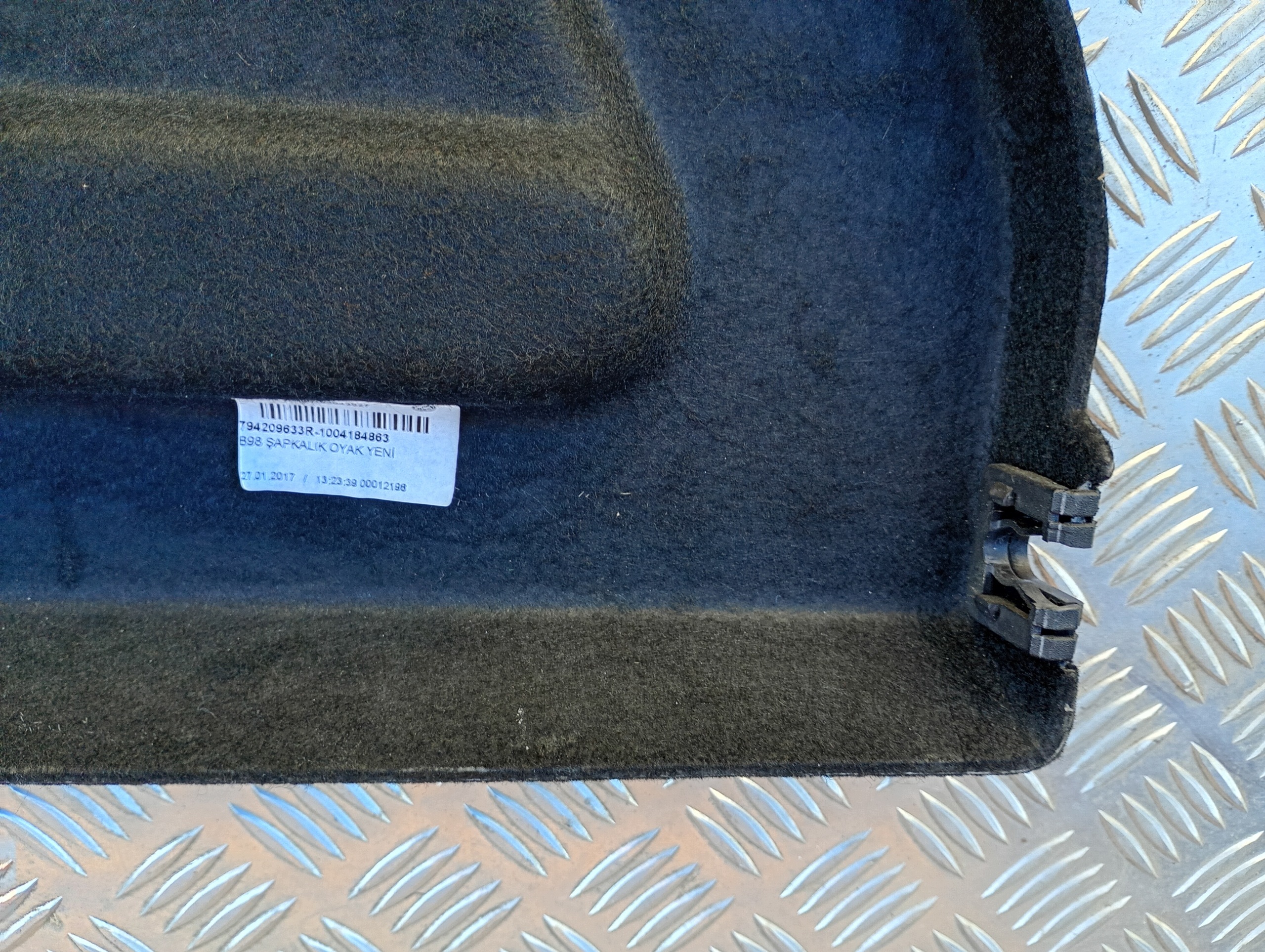 plato rear boot RENAULT CLIO IV 5 door