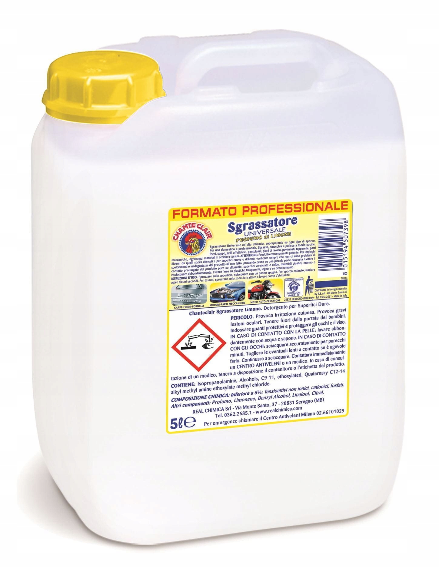 Levně ChanteClair Sgrassatore Citron zásoba 5l Velká Objem