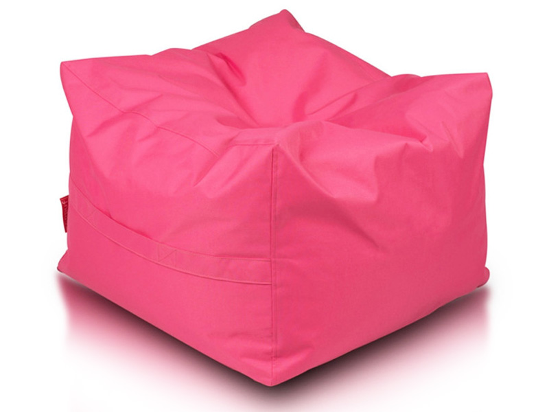 60x45 RÓŻOWA PUFA DLA NASTOKLATKA KWADRATOWY FOTEL