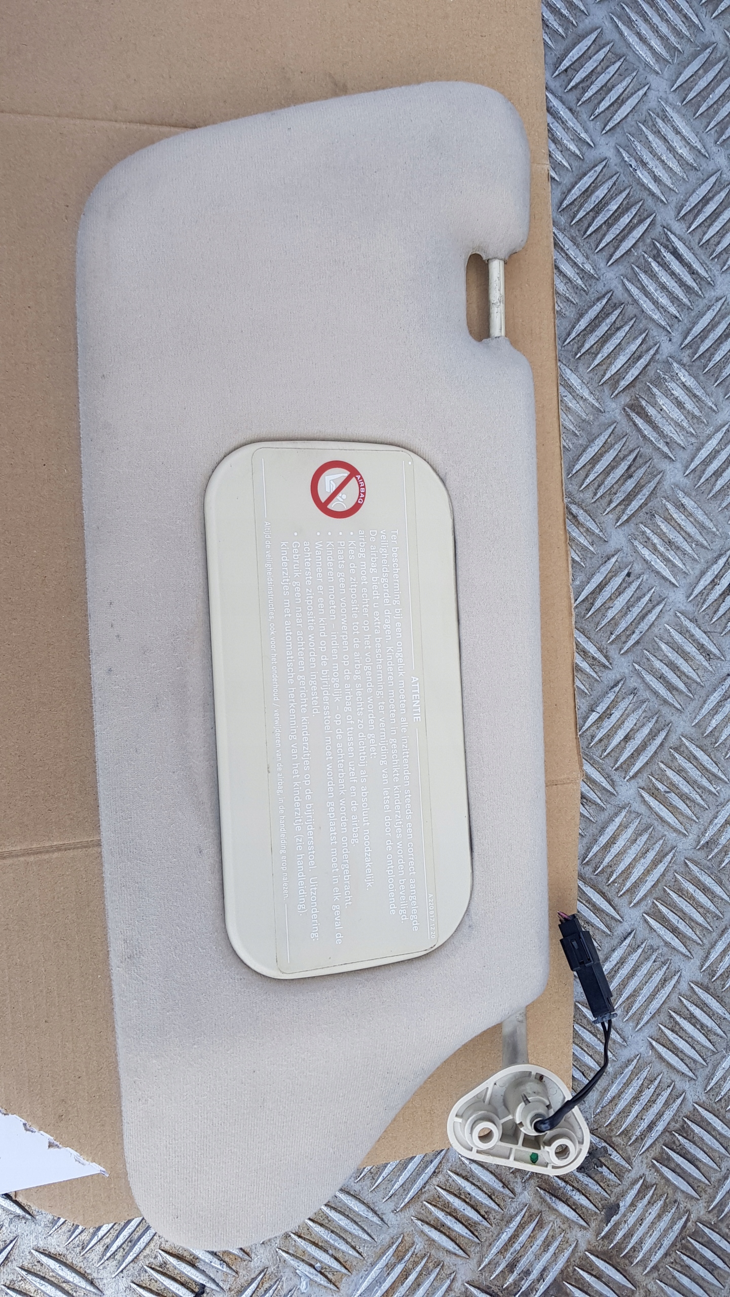 MERCEDES W163 cover PRZECIWSLONECZNA left right visor