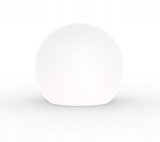 Vonkajšia Záhradná Lampa Cumulus Guľa Biela 230V Stojaca Záhradná Lampa