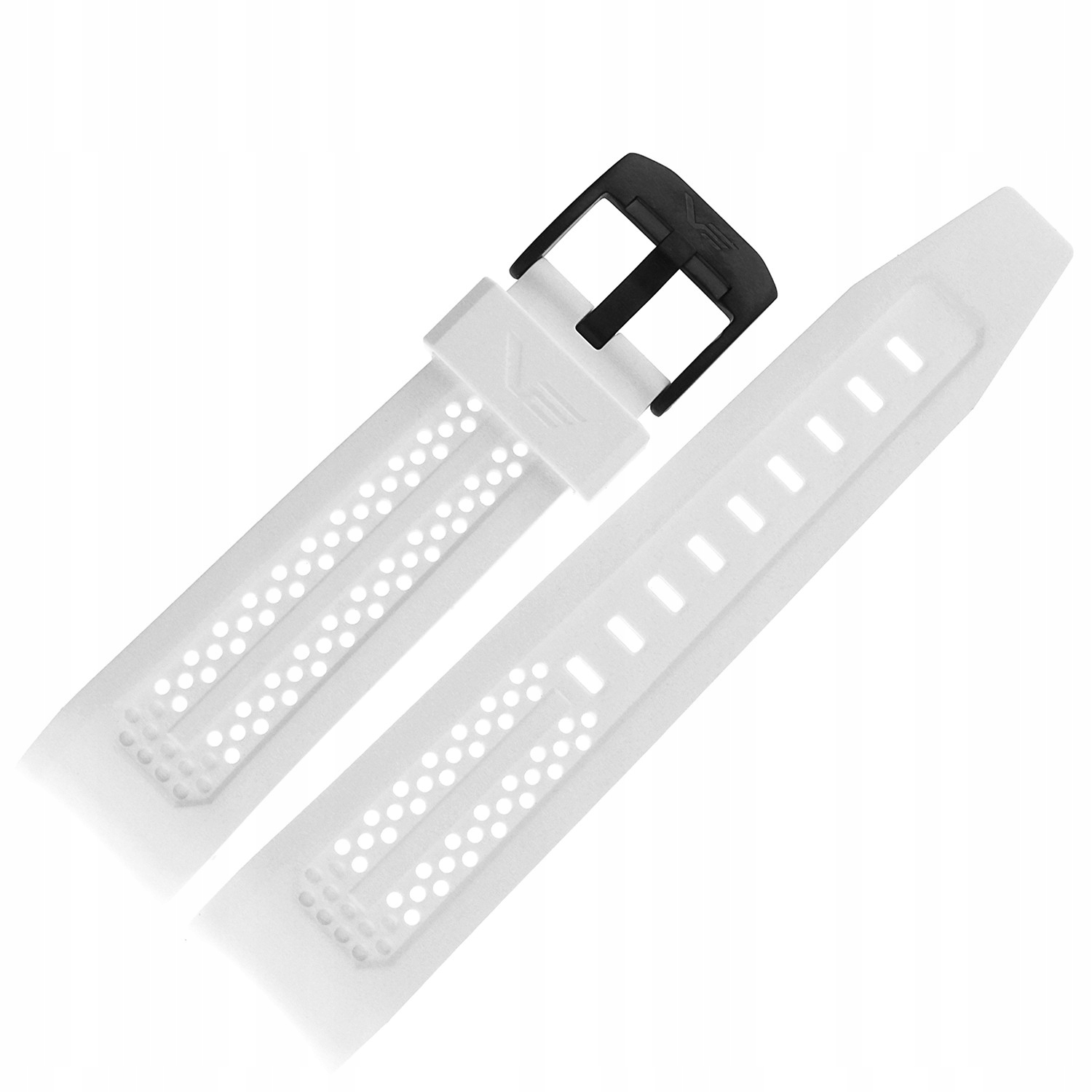 Pásek Atomic Age Silikon (C703) bílý, černý