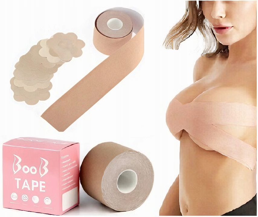 Taśma Unosząca Biust Modelująca Dekolt PushUp Tape Marka bez marki