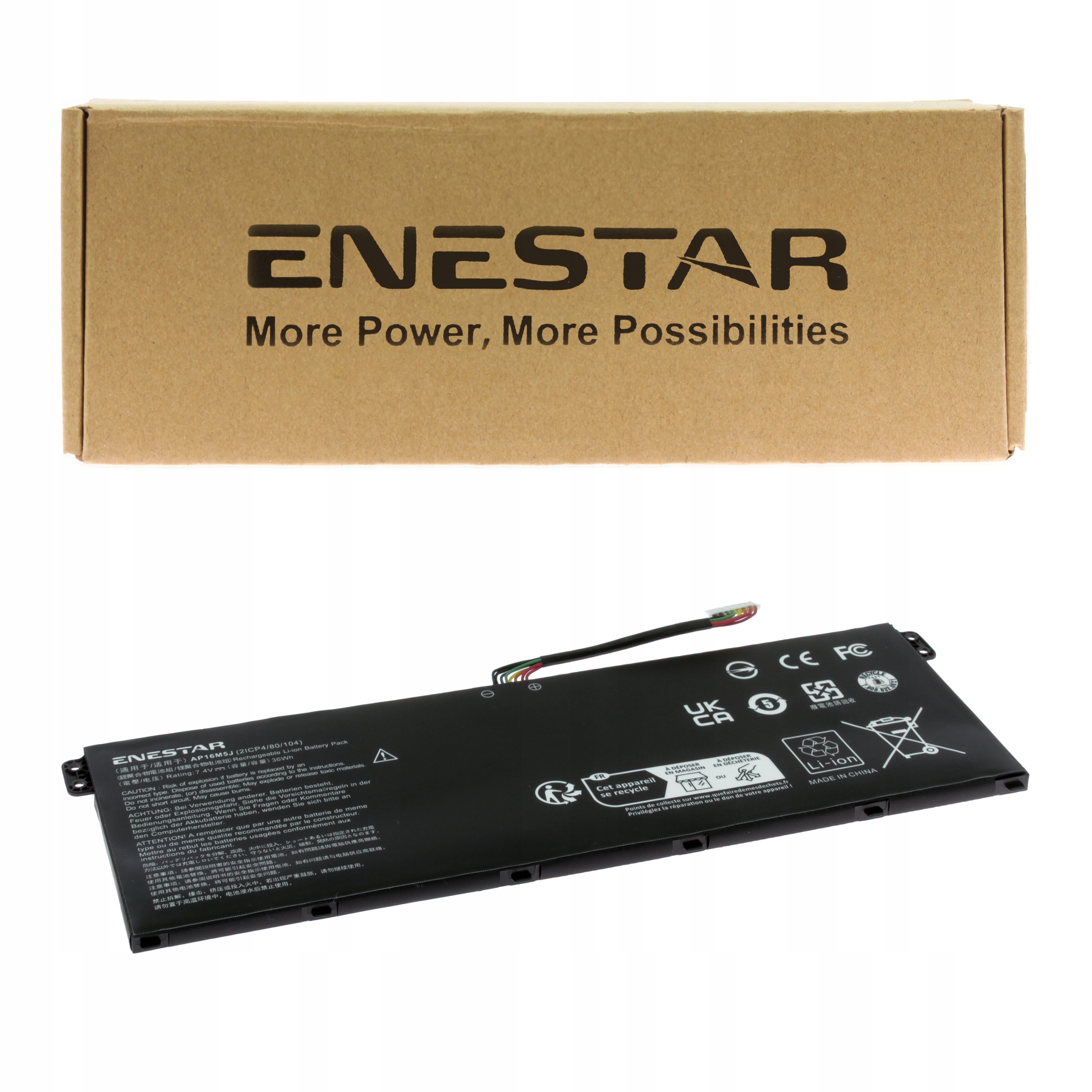 Premium bateria do Acer AP16M5J Aspire 1 a114-32 3 A315-31 A315-51 A315-53