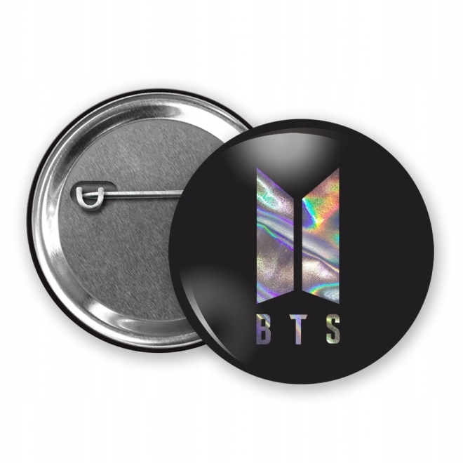 PRZYPINKA HOLO LOGO BTS ARMY KPOP