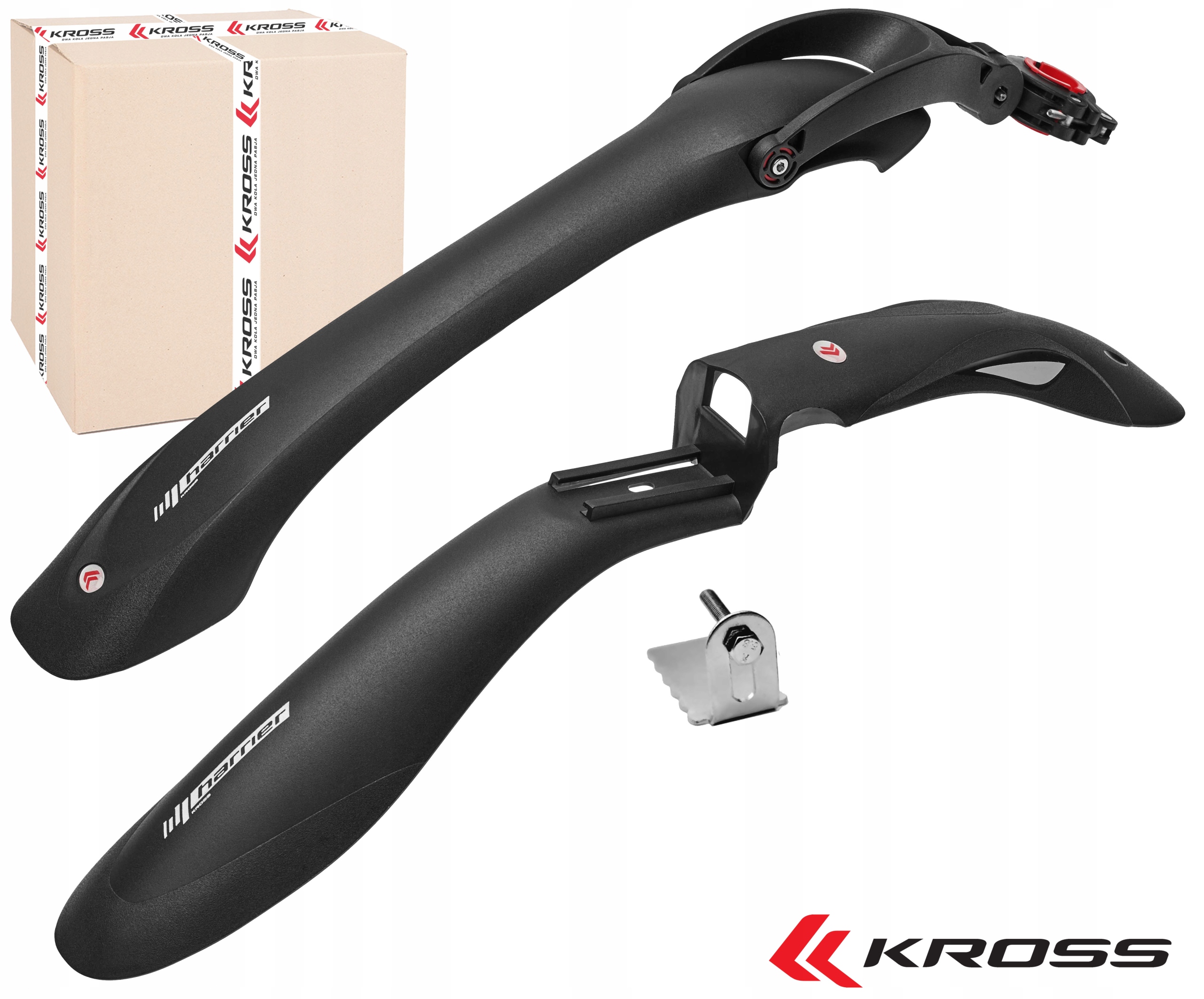 Błotniki Do Roweru Rowerowe Kross Harrier II Sde Sztyca Na Koła 26''-29''