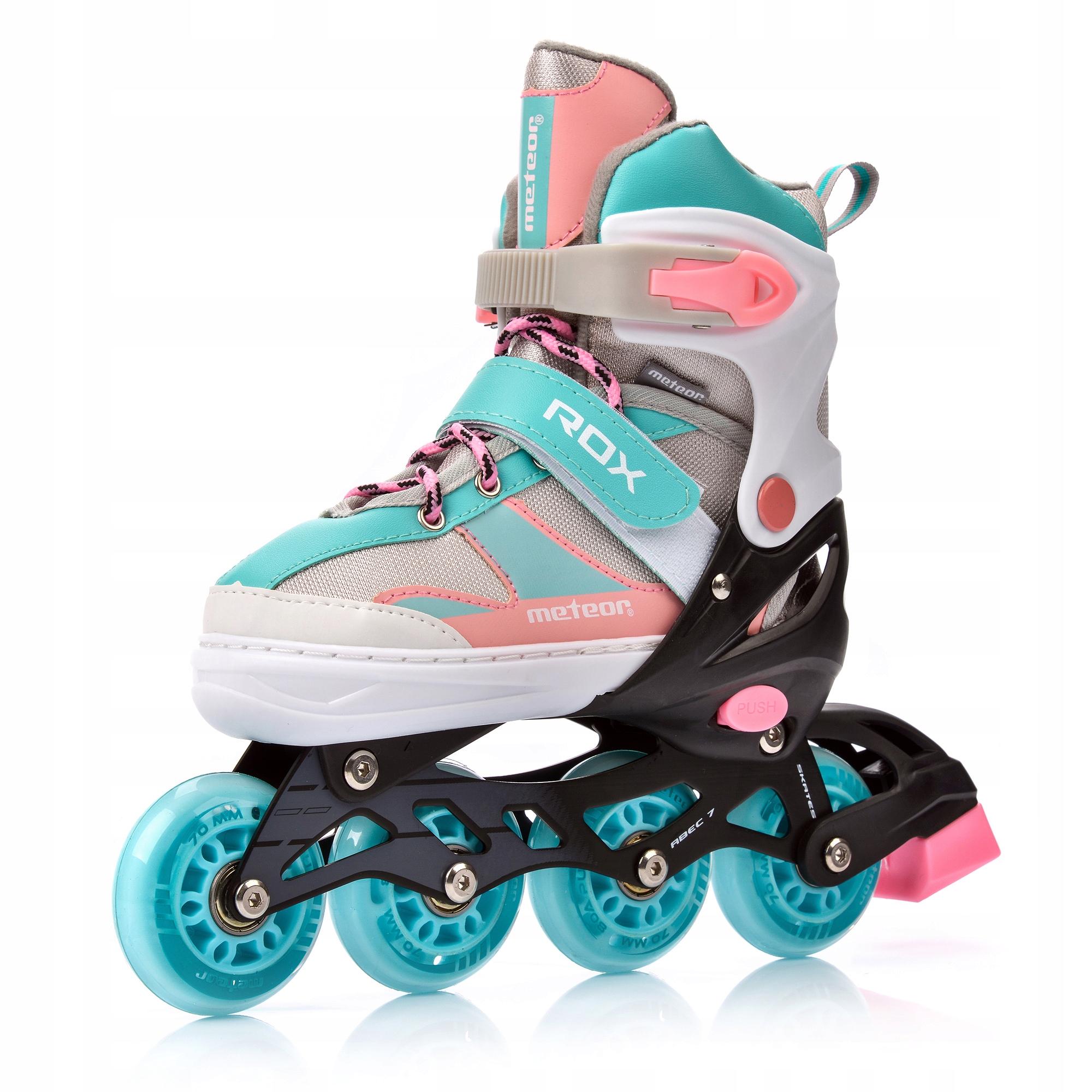 

Rolki Regulowane Rox S 30-33 ABEC7 kółka Pu 80A