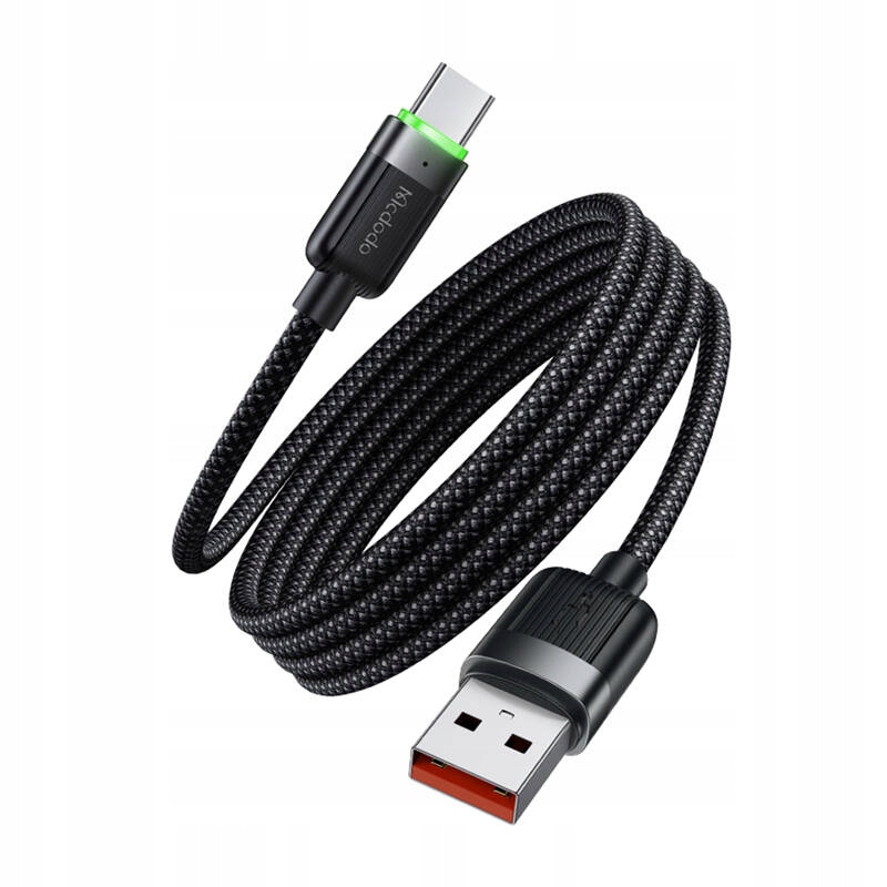 Kabel Usb-c McDodo 6A 100W z szybkim ładowaniem do Samsung, Xiaomi 1.2m