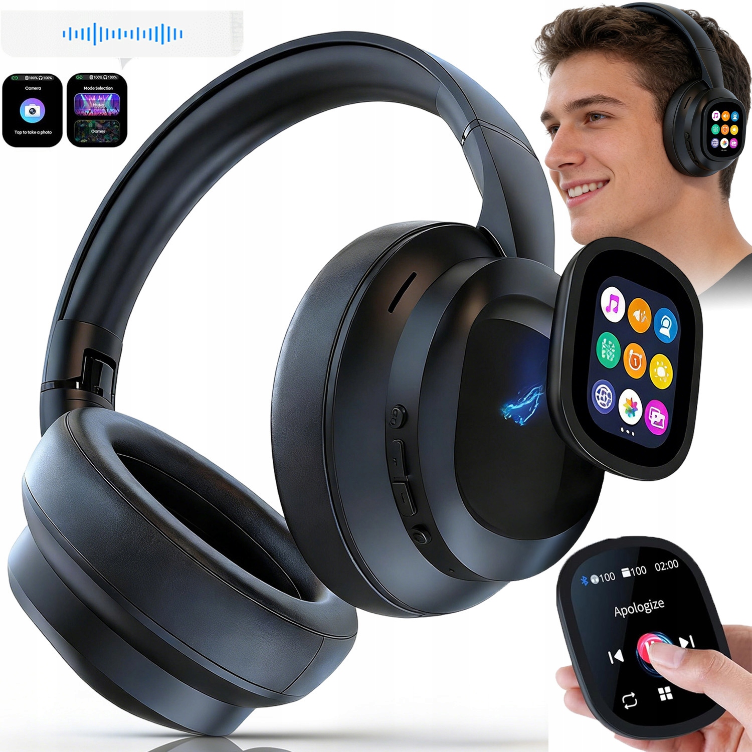 Bezdrátová Bluetooth Sluchátka S Funkcí Překladu Pro Obchodní Cesty