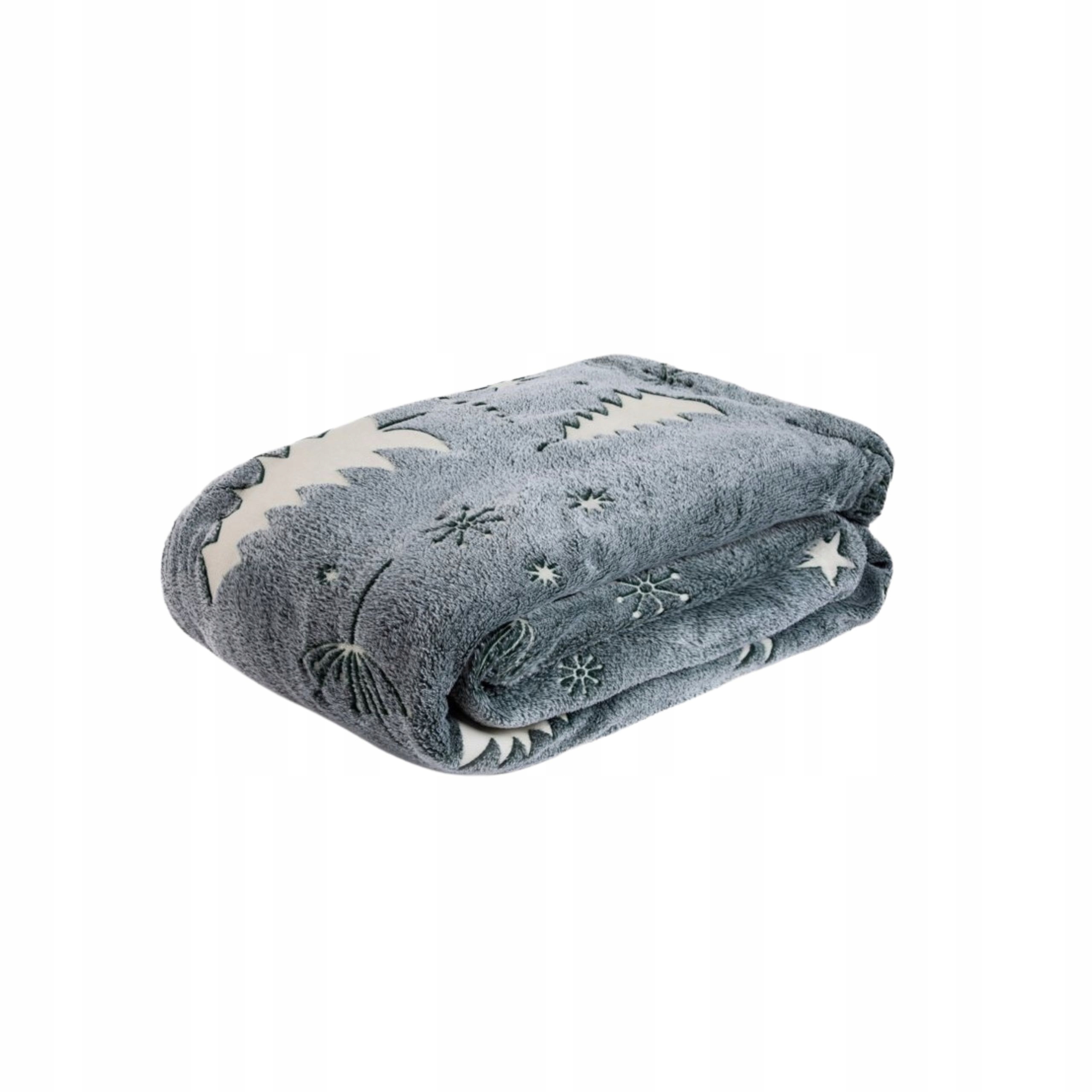 Deka Luminoso svítící ve tmě zelená 150 x 200 cm Homla