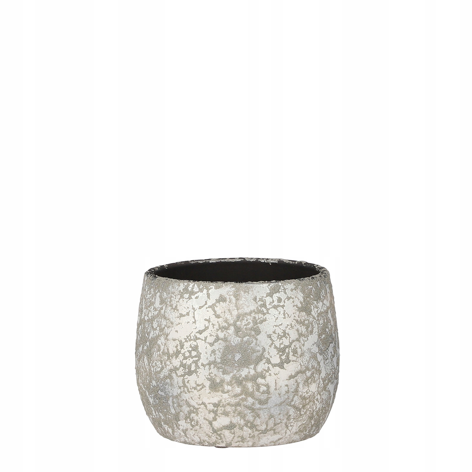 

srebrna ceramiczna osłonka Clemente 19 srebrzysta