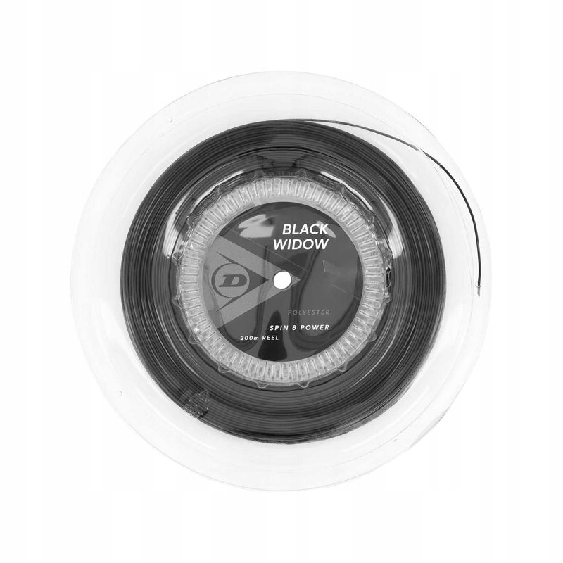 Tenisový naviják Dunlop Black Widow 1,26 mm 200 m