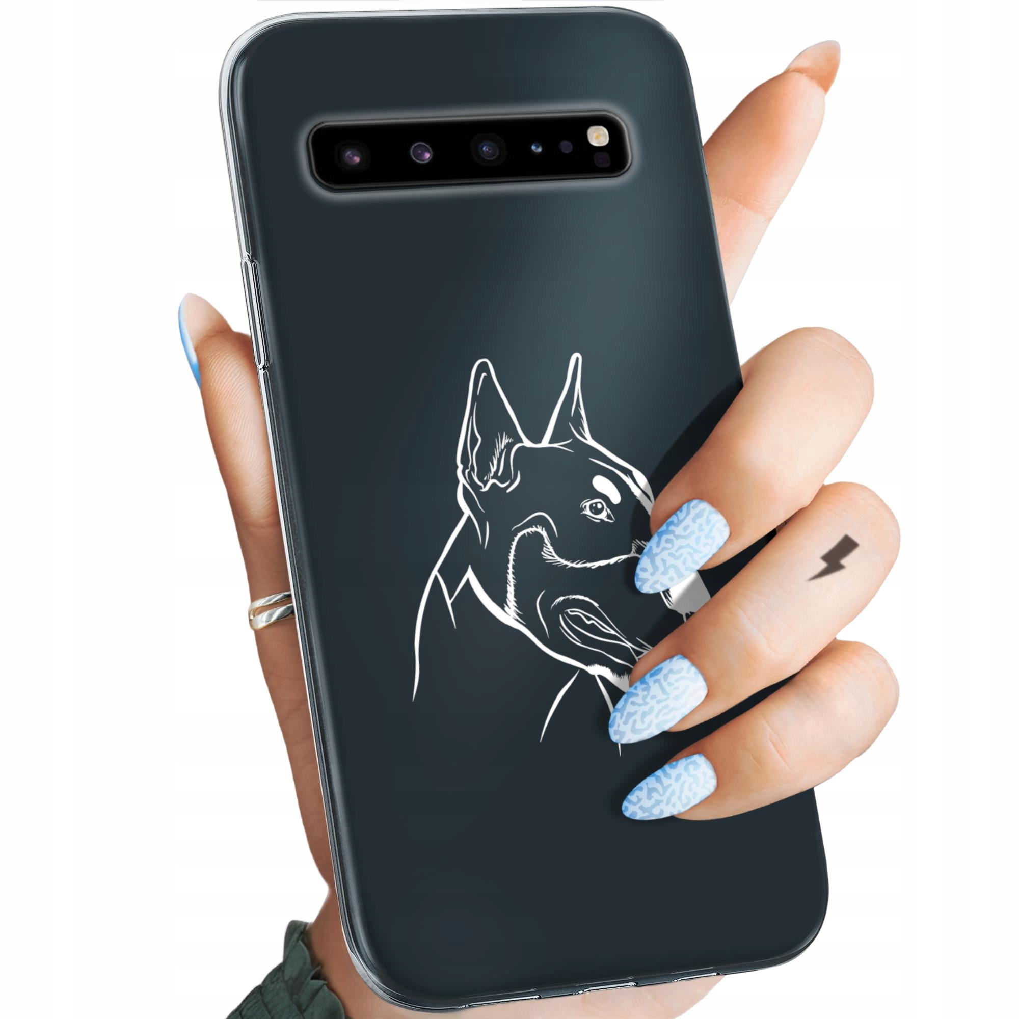 Etui Do Samsung Galaxy S10 5G Męskie Facet Wąsy Obudowa Pokrowiec