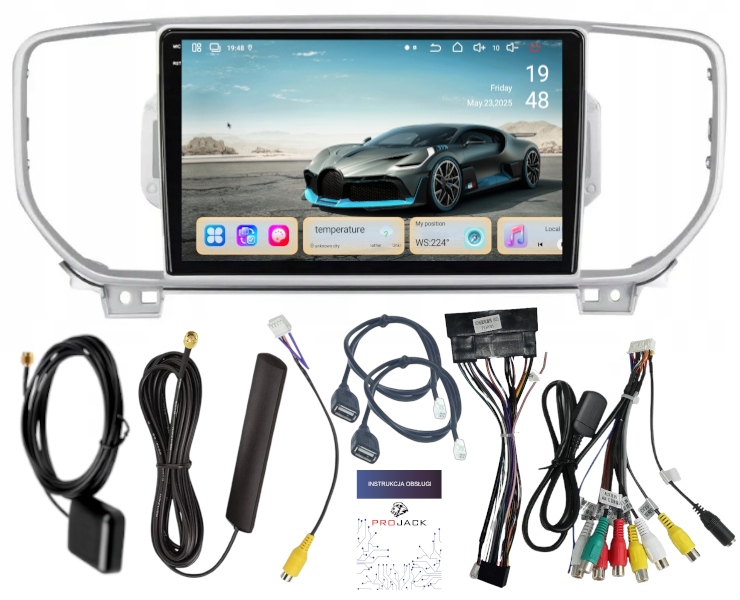 Radio Navigace Kia Sportage 2018-2022 Android Auto 8GB 256GB Sim