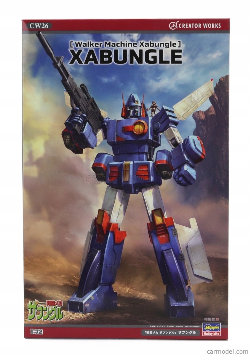 Hasegawa Tv series Robot Walker Machine Xabungle 1982 1:72
