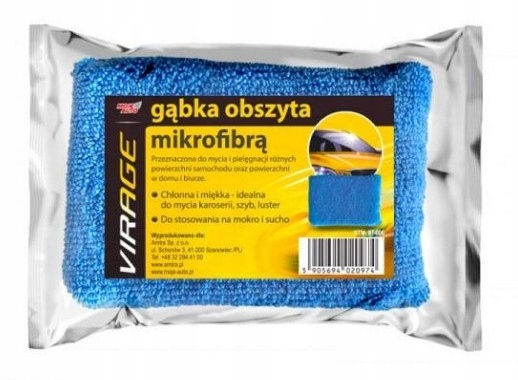 

Gąbka Obszyta Mikrofibrą Do Szyb Karoserii Luster