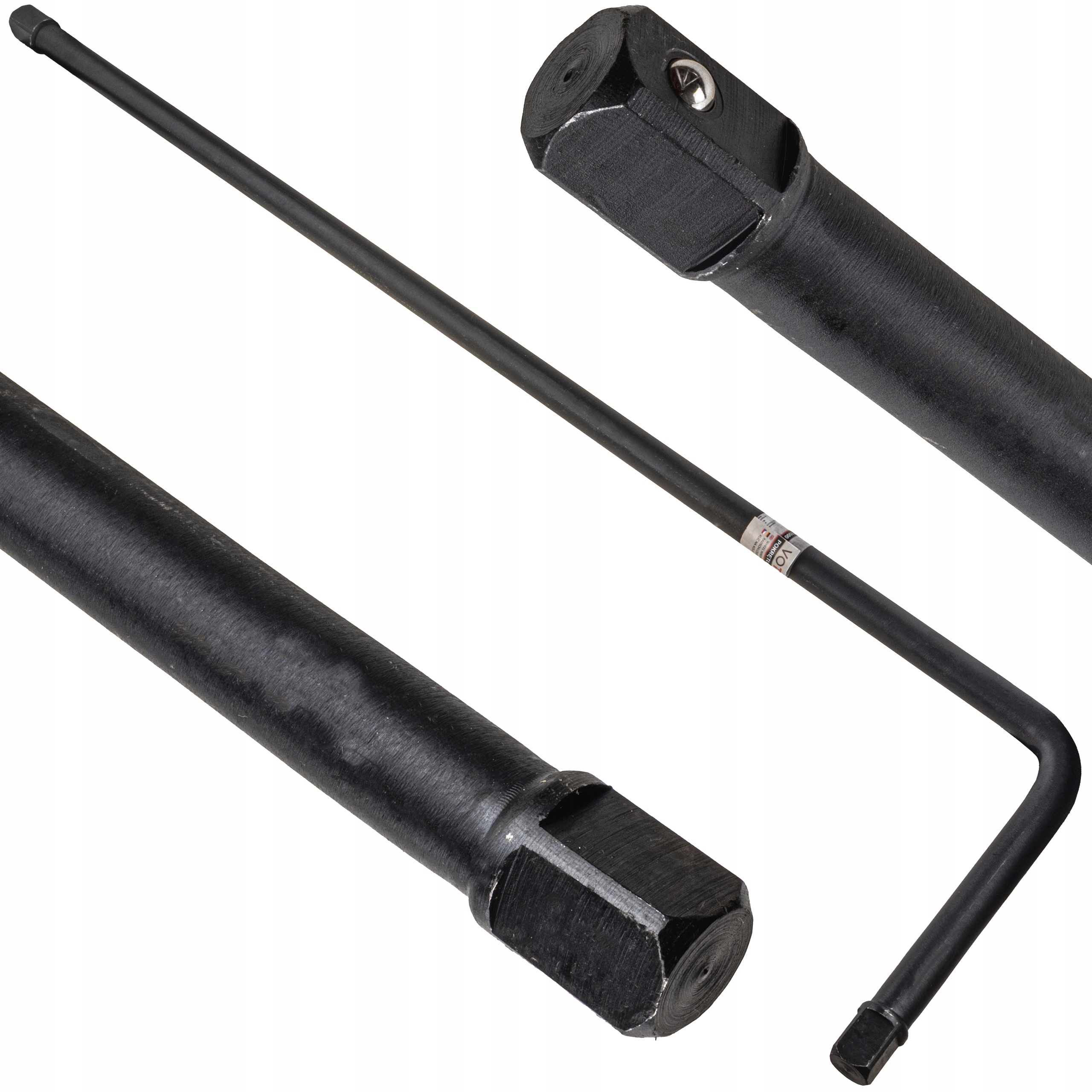 Pokrętło Fajkowe Klucz Do Kół "3/4"CAL 1000 MM Typ L Kute Nasadek Cr-mo Tir