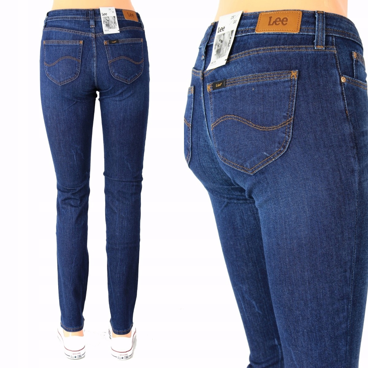 

Lee Emlyn Slim Jeansy Proste Spodnie _ W25 L33