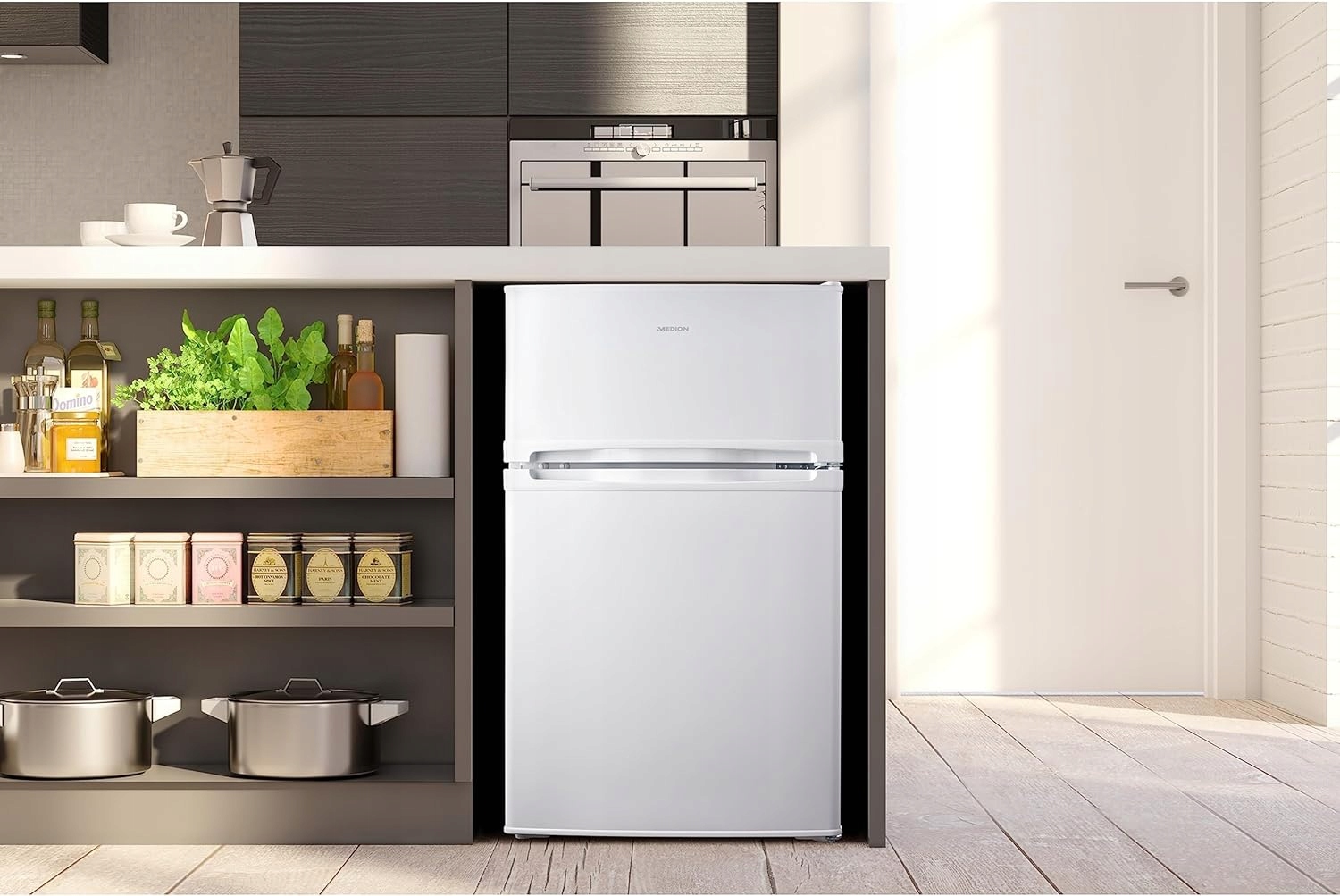 NIEMIECKA LODÓWKA ZAMRAŻARKA WOLNOSTOJĄCA MEDION 85L MD 37689 Marka Medion