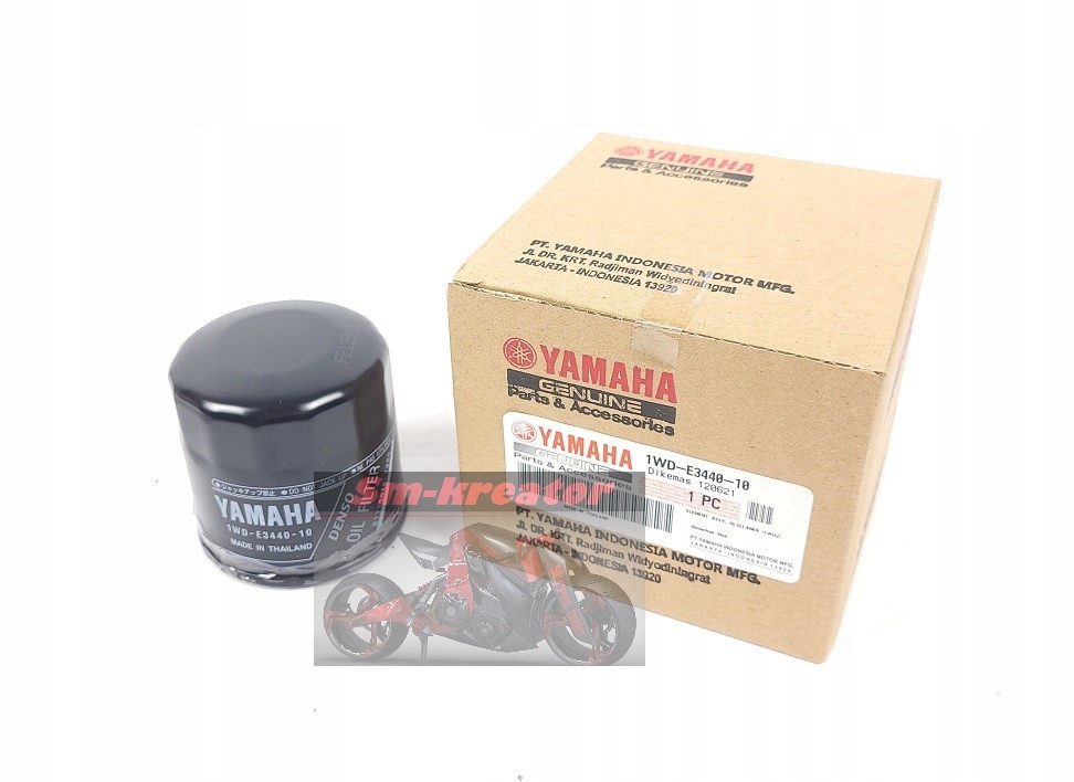Yamaha FZ1 FZ6 FZ8 XJ6 Filtr Oleju Oryginał Oem
