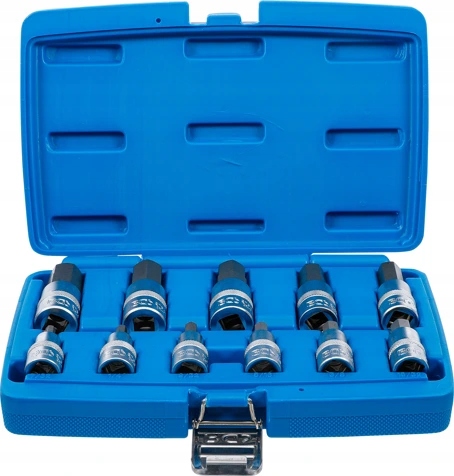 Zástrčné hlavice Imbus 1/2", palcové 7/32"-3/4", sada 11 dielov Bgs 5053
