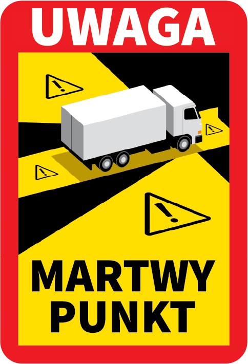 

Naklejka Martwe Pole Morts 17x25 Francja 5 Sztuk