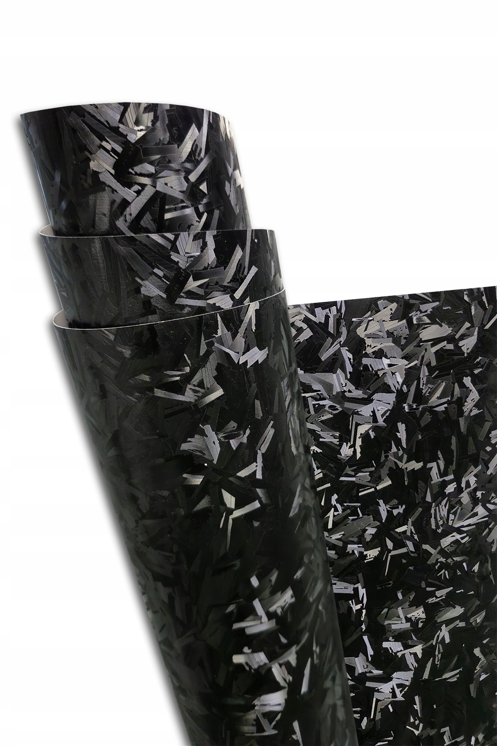 Folia Carbon carbonowa Czarna Zimny Lód Matowa 30 x 100 cm