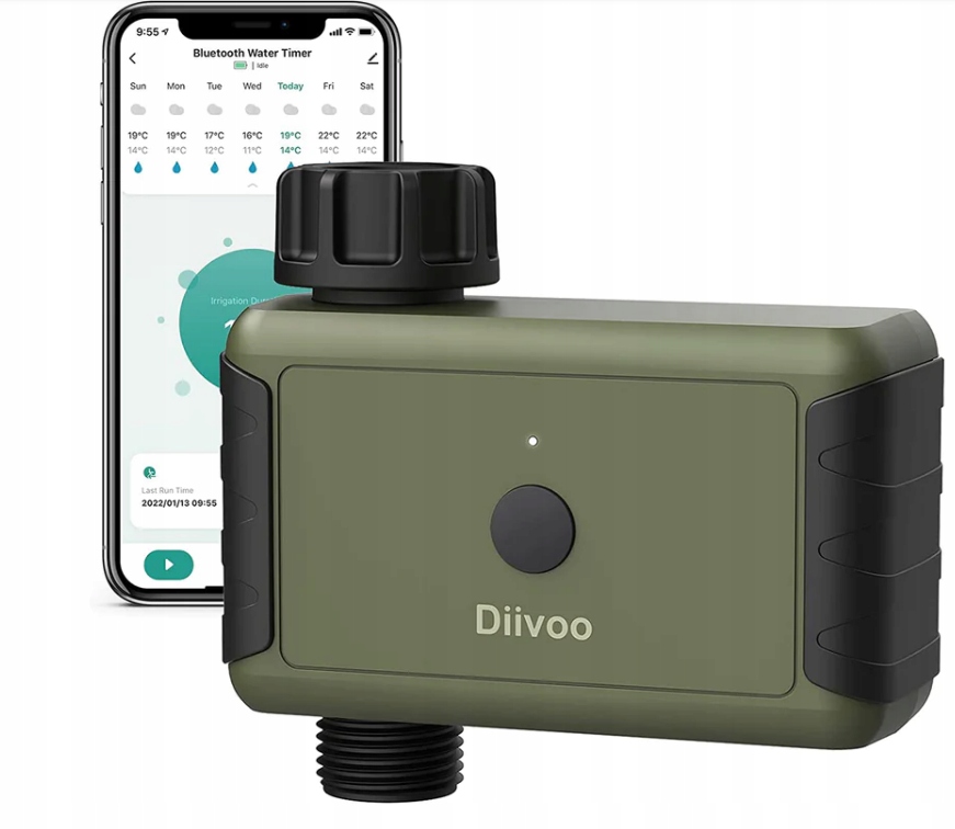 Inteligentný Časovač Pre Postrekovače Ovládaný Aplikáciou Diivoo WT-03